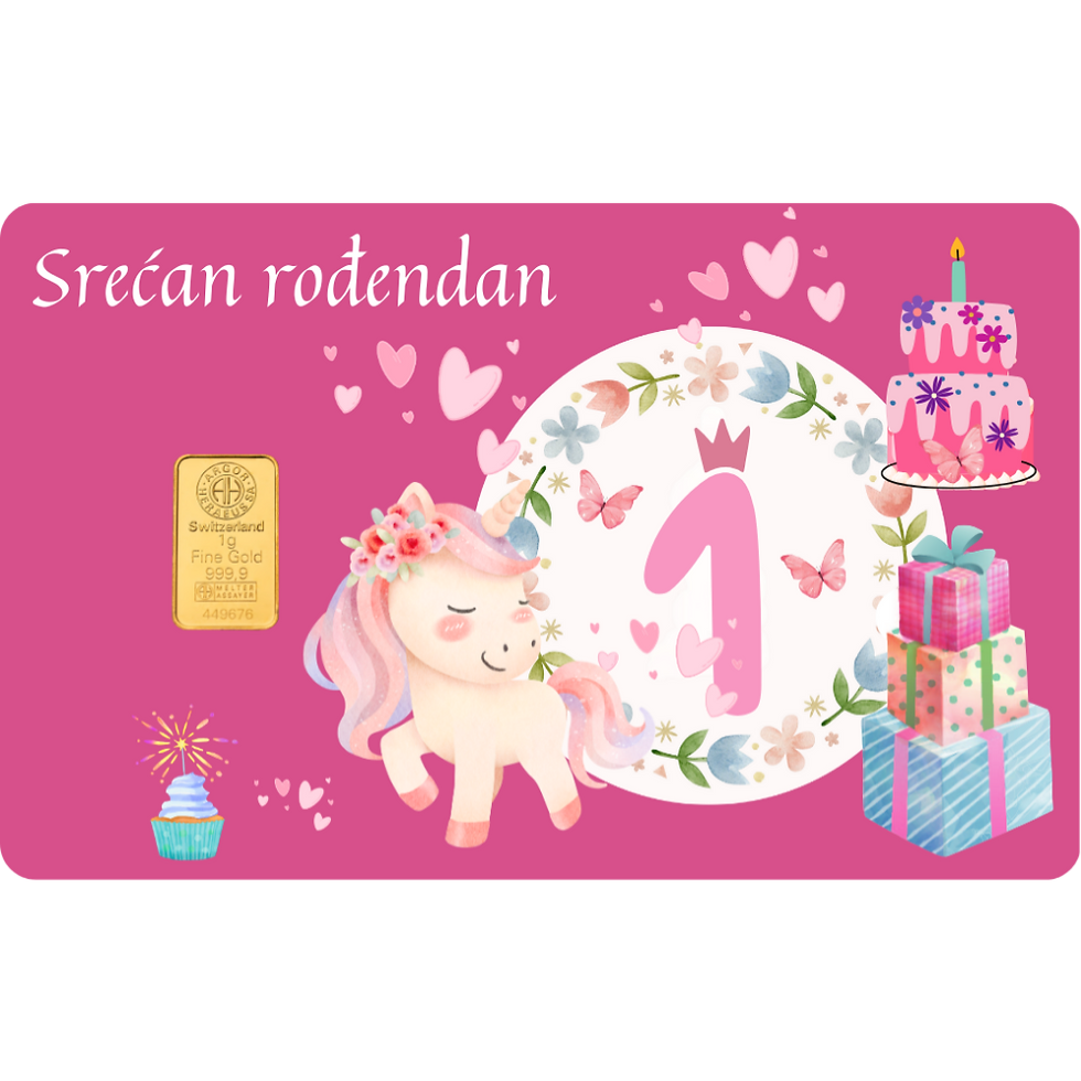 Thumbnail: Jubilarni rođendan 013/1 - poklon kartica