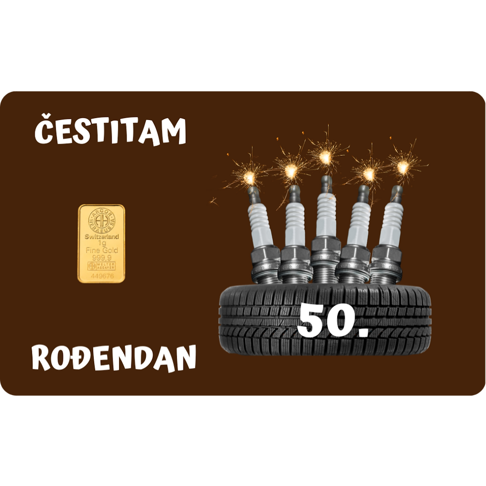 Thumbnail: Jubilarni rođendan 008/50 - poklon kartica
