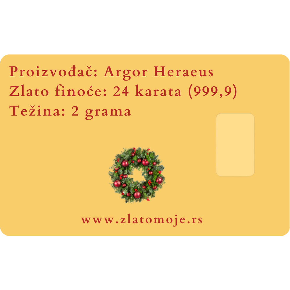 Thumbnail: Božić 004 - poklon kartica