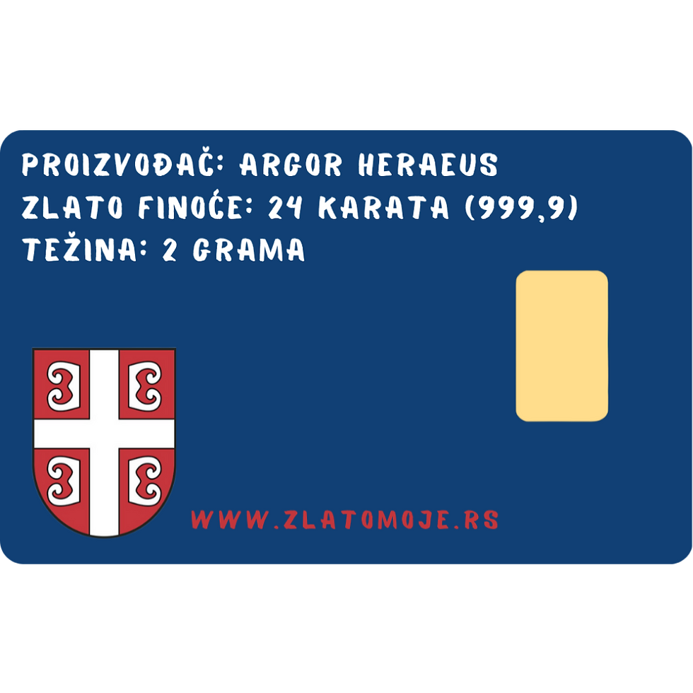 Thumbnail: Srbija 006 - poklon kartica