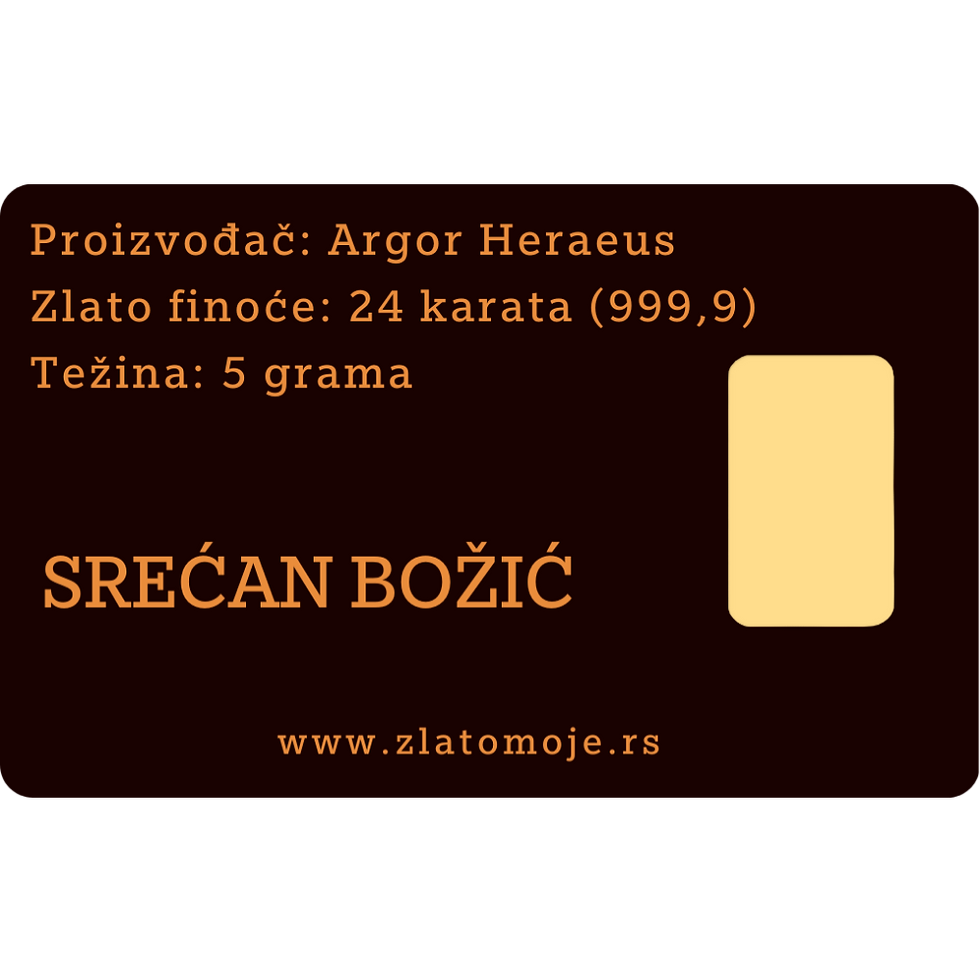 Thumbnail: Božić 009 - poklon kartica