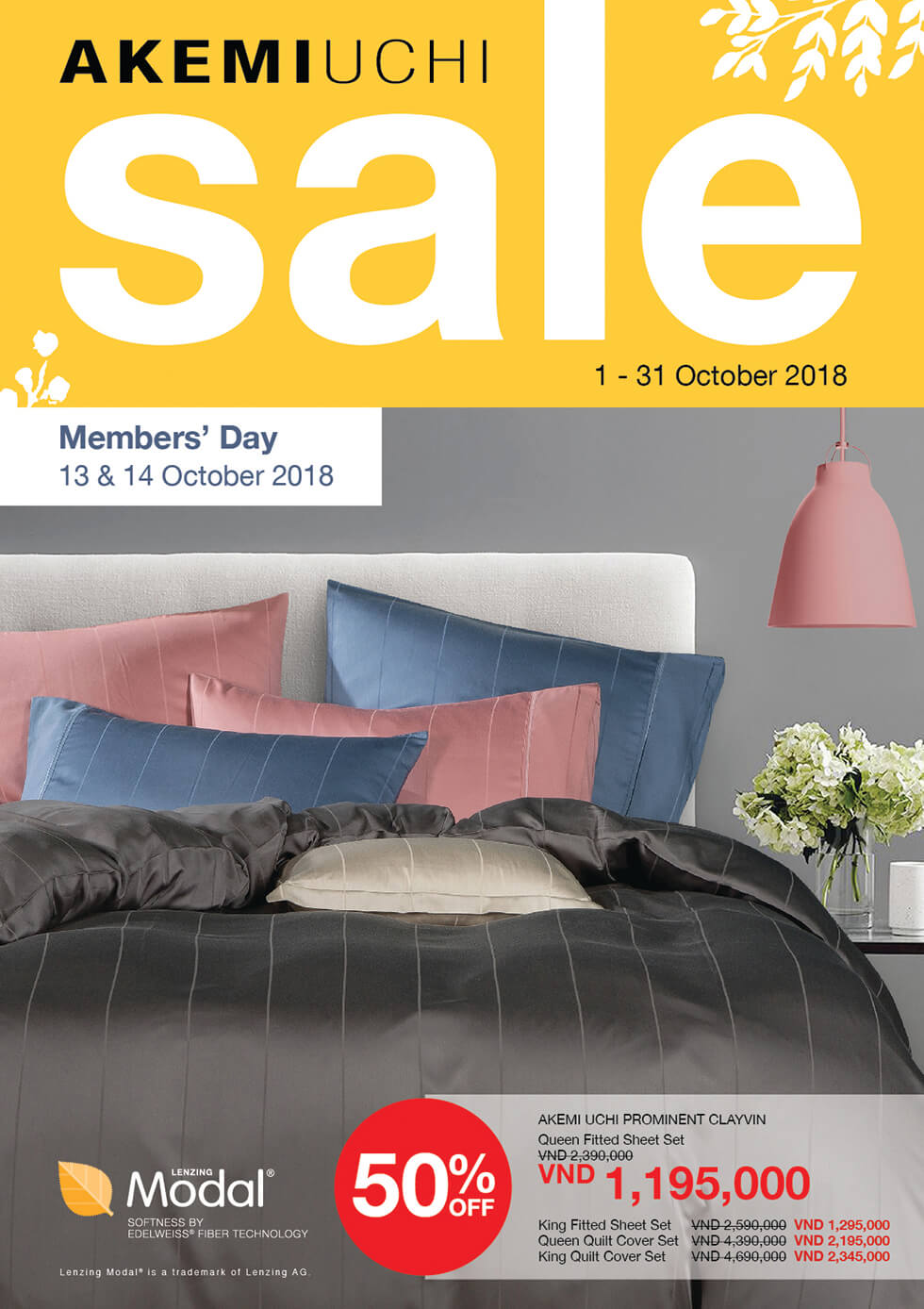 AkemiUchi October Sale cover with grey bed and red and blue