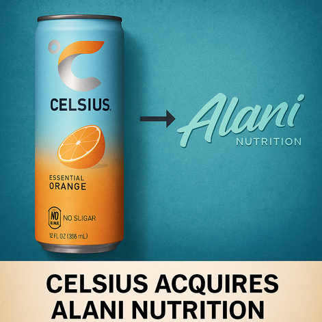 Celsius Acquires Alani Nutrition, Signaling Major Consolidation in Functional Beverage Market
