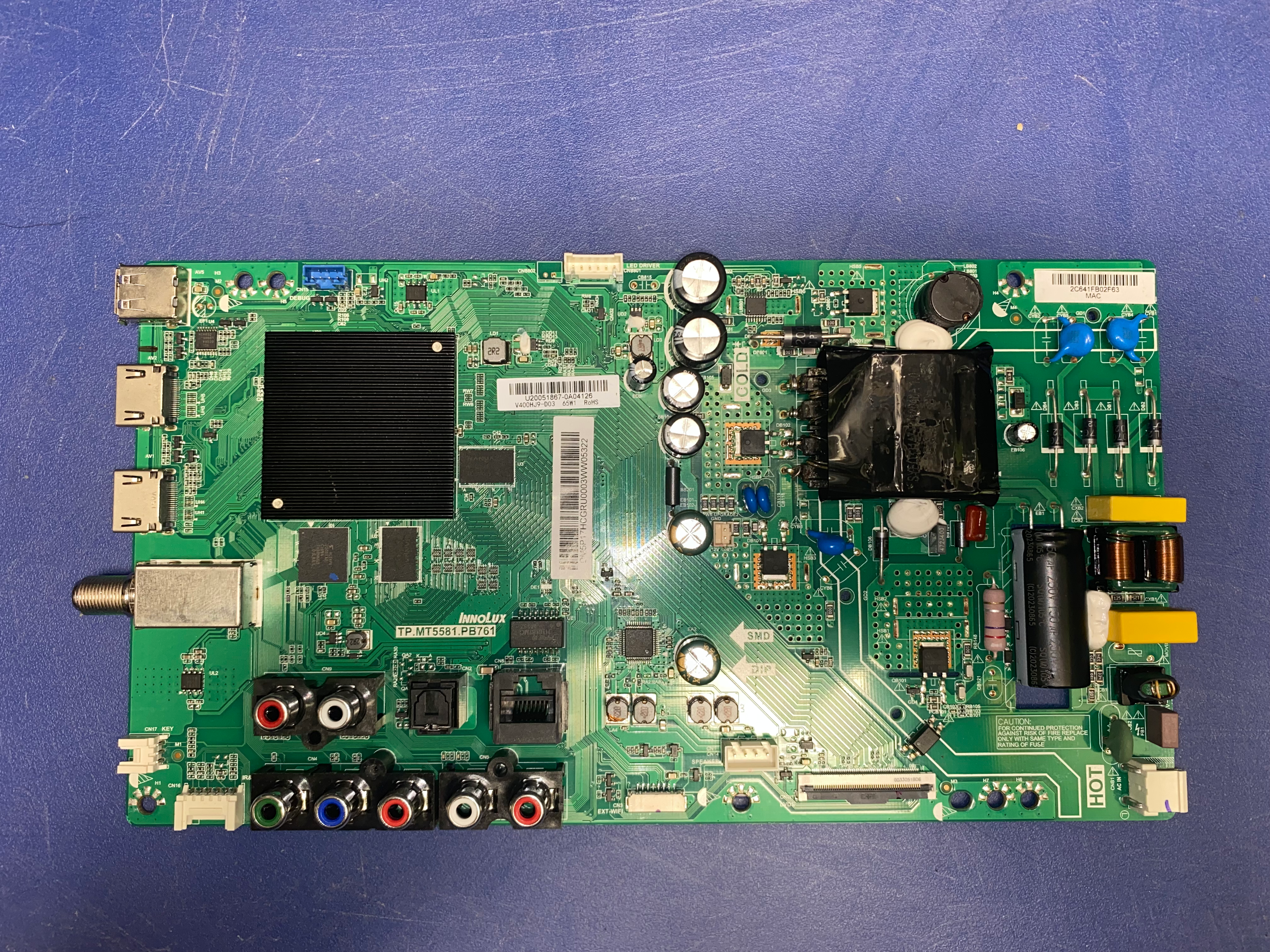MAIN BOARD TP.MT5581.PB761 V400HJ9-D03