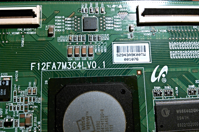 Thumbnail: F12FA7M3C4LV0.1 Partial part number(2943A)