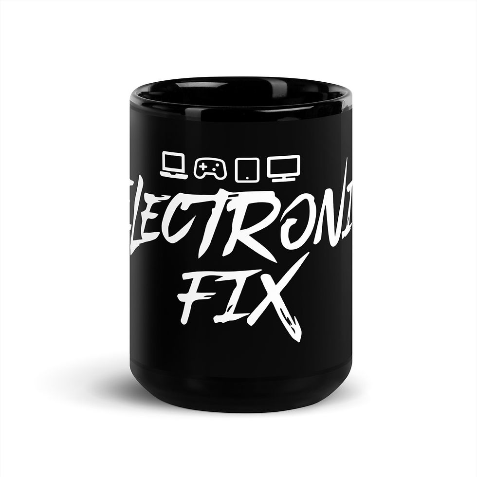Miniatura: Black Glossy Mug