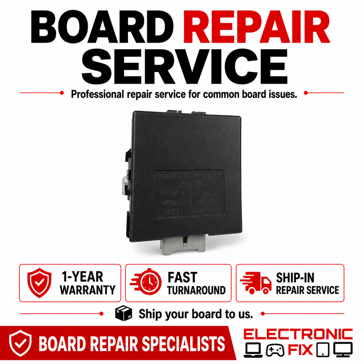 85933 Toyota Tacoma Shift Lock Control Repair service.