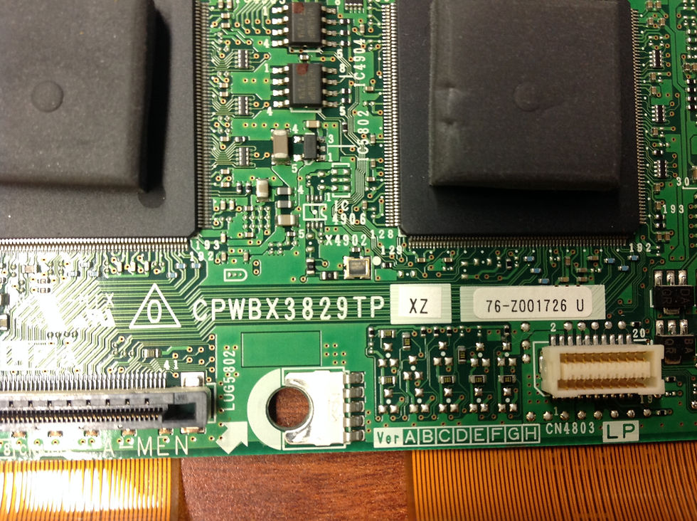 Miniatura: Sharp CPWBX3829TPXZ (CPWBX3829TP) T-Con Board