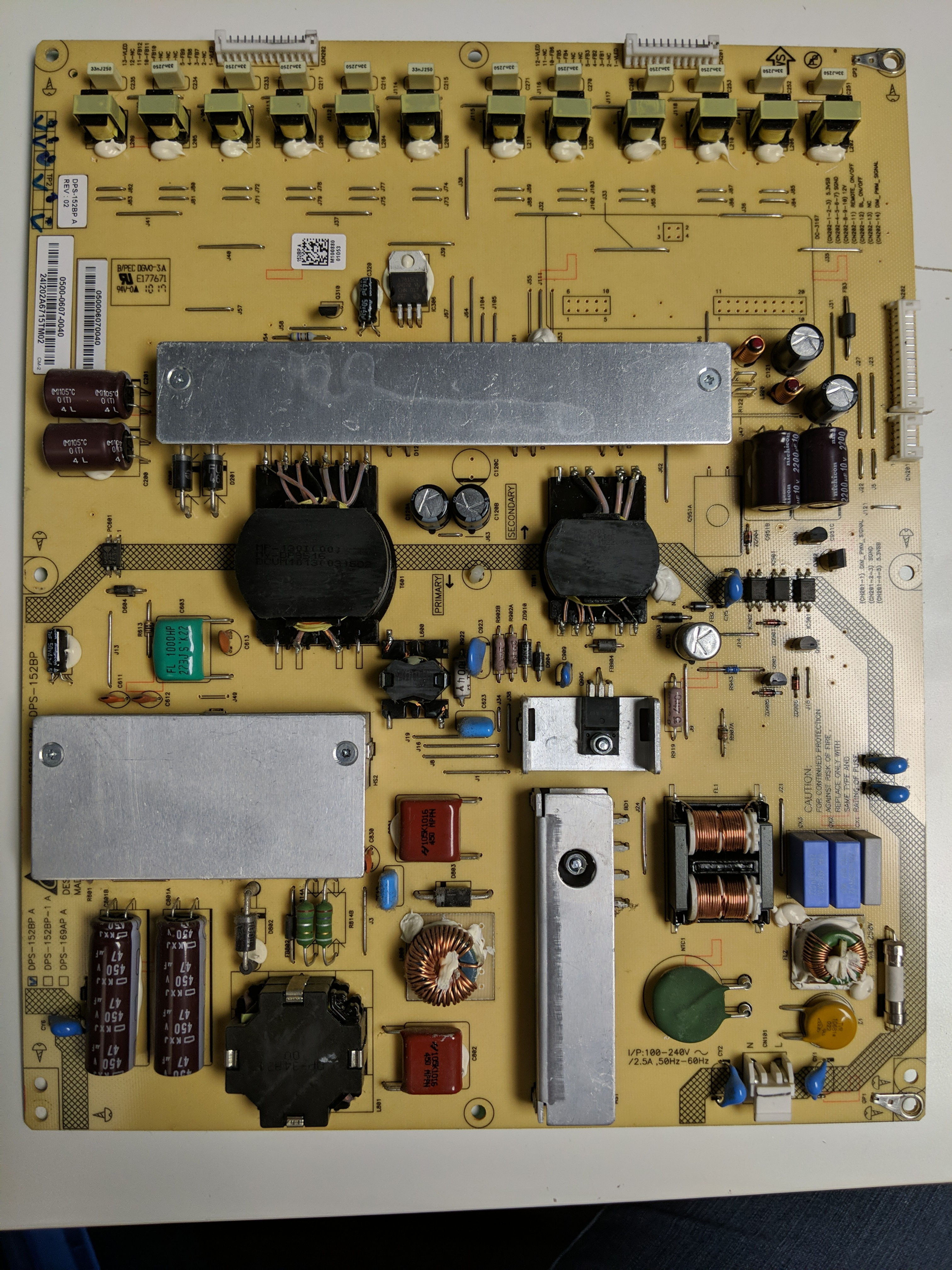 DPS-152BP A    Power Supply