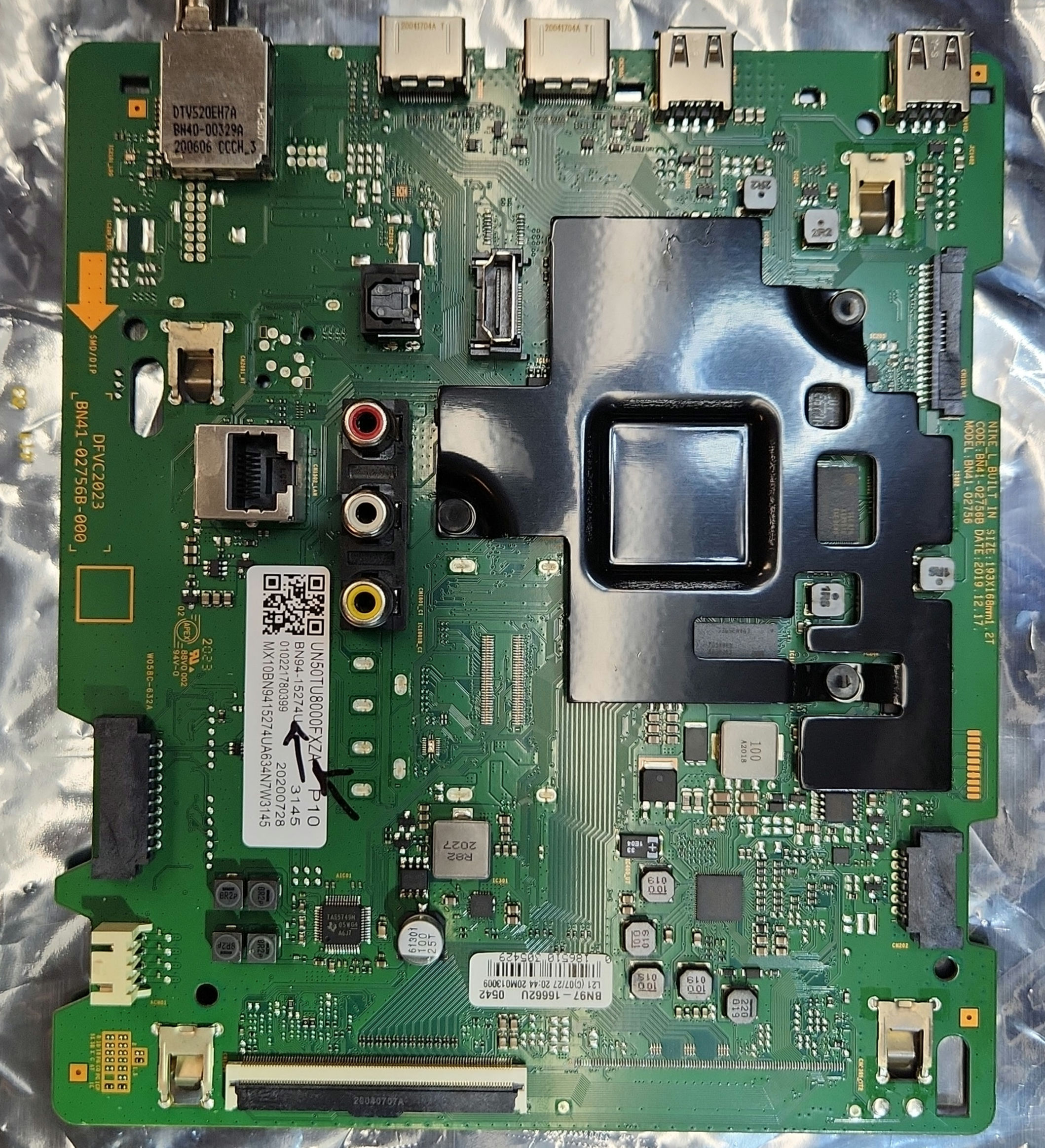 BN94-15274U UN50TU8000FXZA Main Board