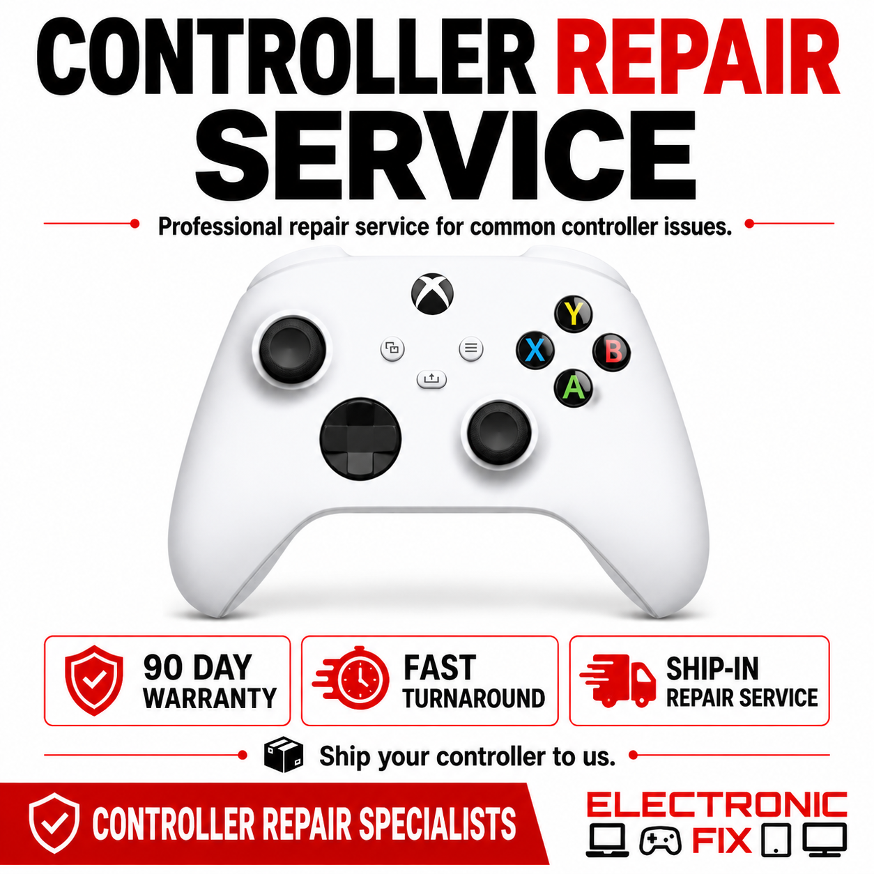 Xbox controller repair service