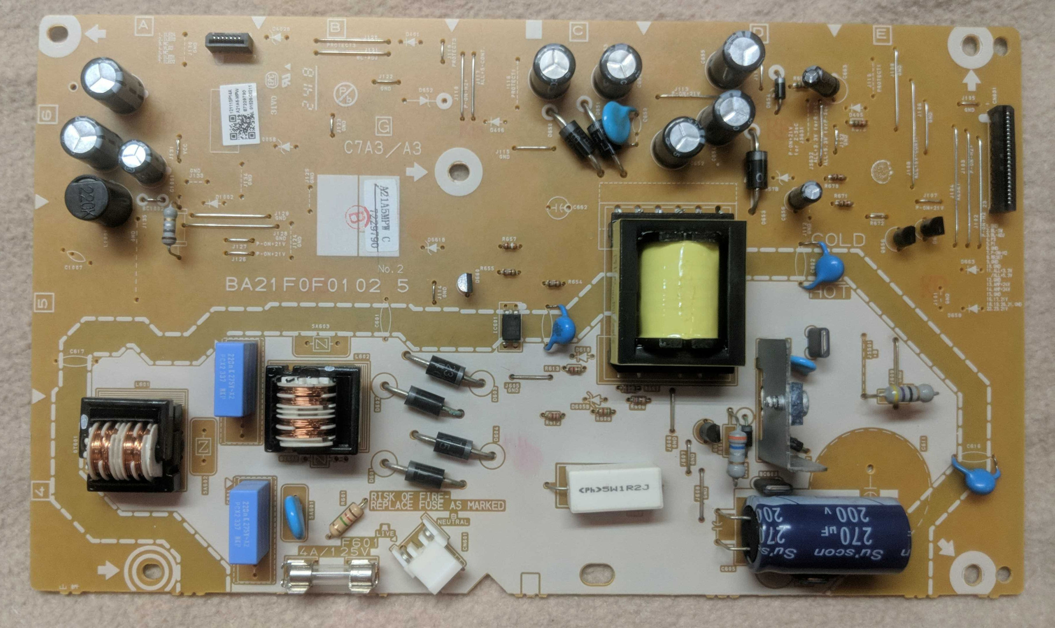 BA21F0F0102 5 A21A5MPW POWER SUPPLY