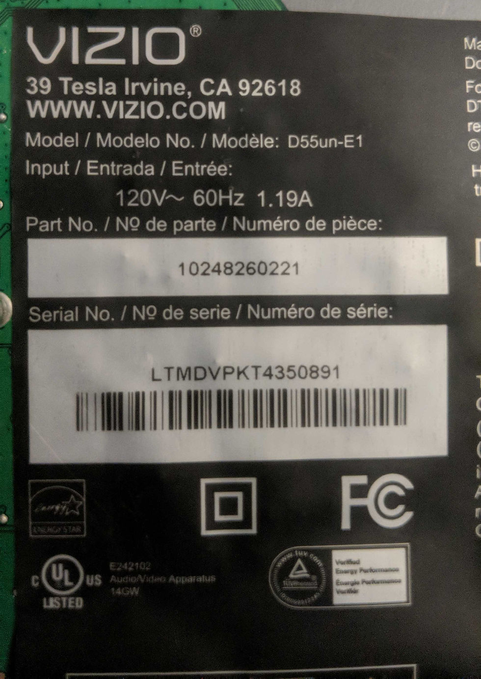 Miniatura: 715G9070-M01-000-004Y XHCB01K055030