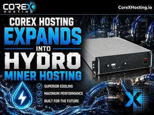 CoreX Hosting Now Supports Hydro Miners