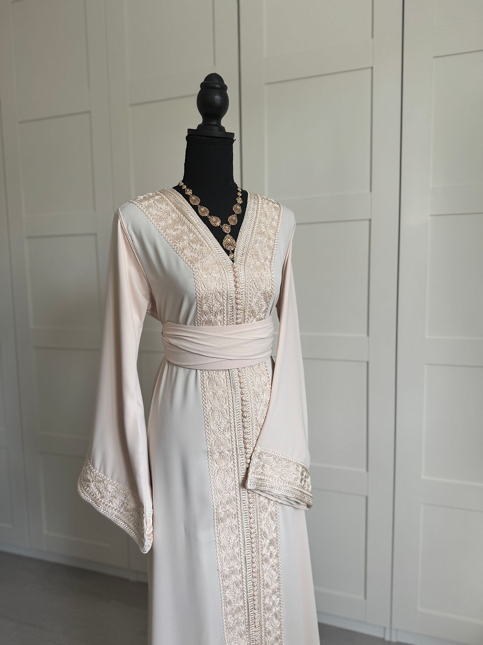 Thumbnail: Caftan Nayla creme 