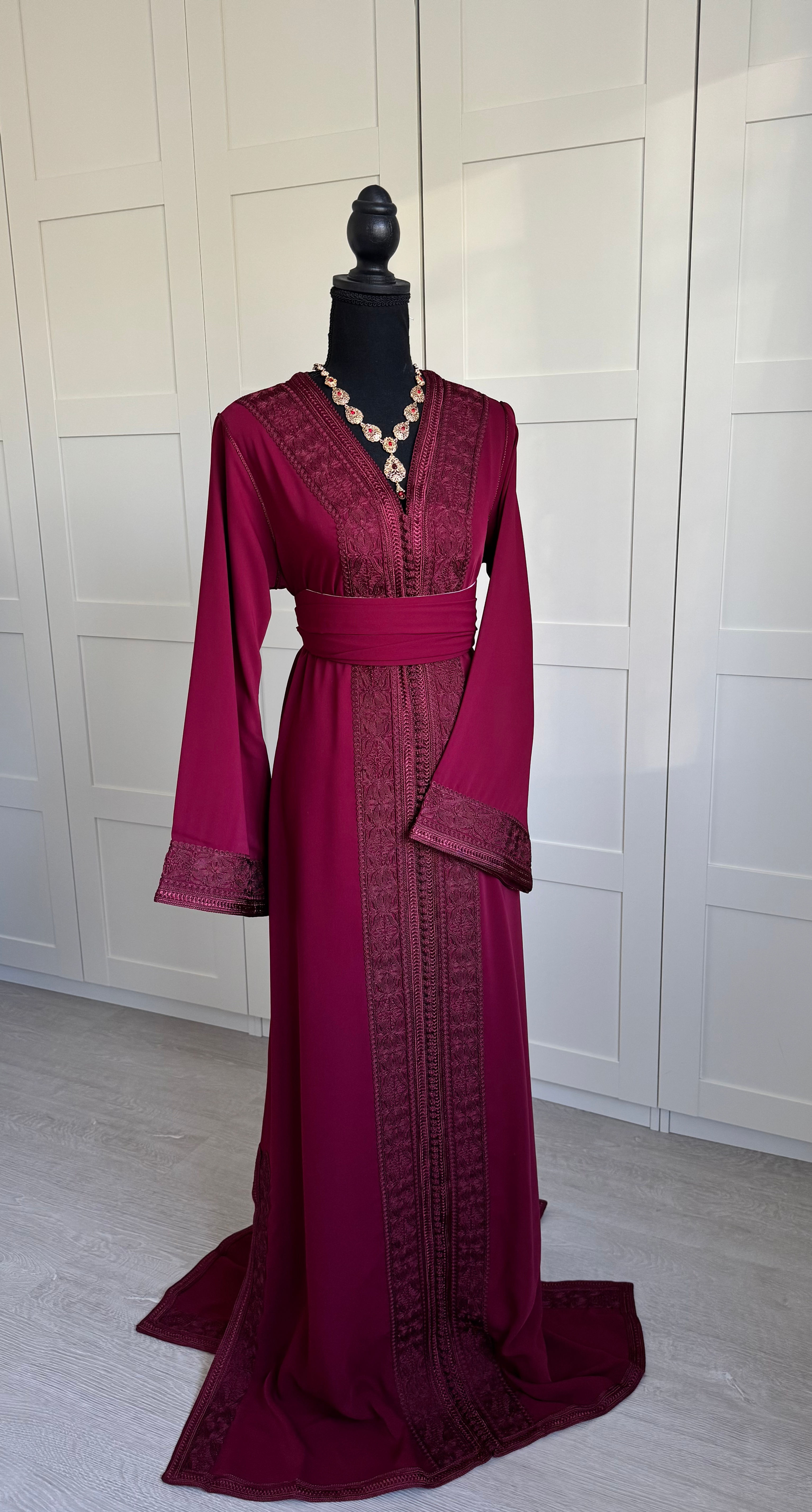 Caftan Nayla weinrot 