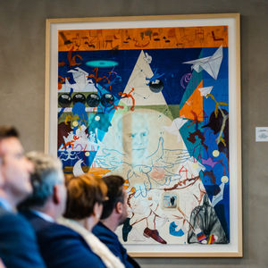 Portret oud-rector Louis Verhaegen UHasselt