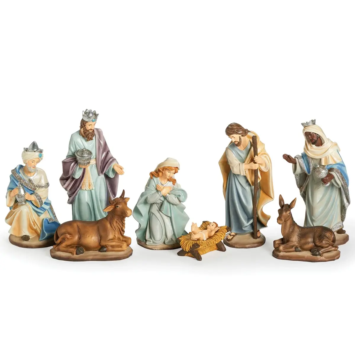 Celestial Blue Nativity Nativity Set