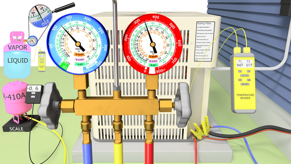 R22 and R410A Operating Pressures, Charging and Recovery Setup!