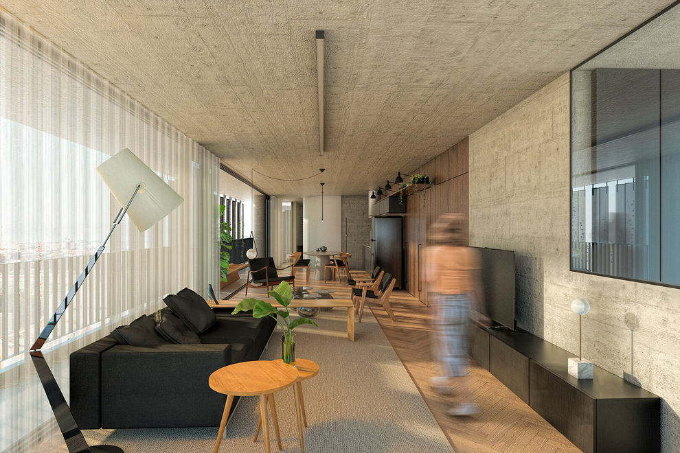 Unidade privativa com 01 suíte