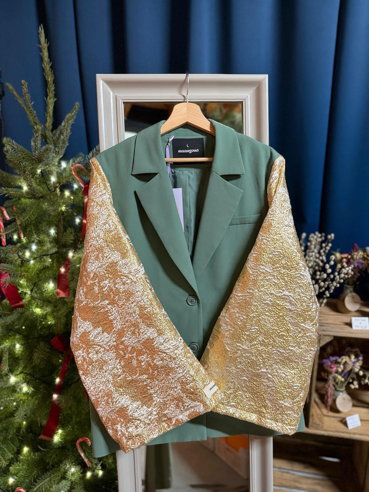 Kimono blazer gold • M