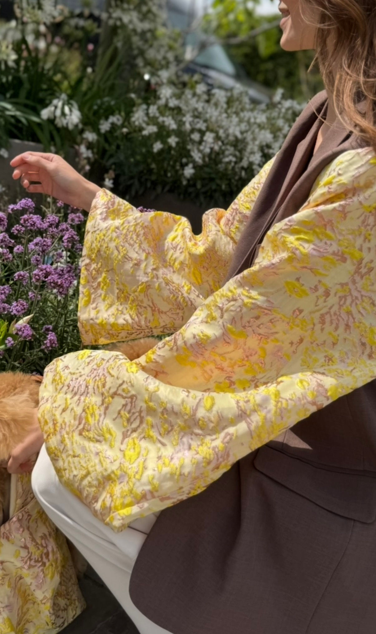 Jacquard Blossom  • piece of 90 cm