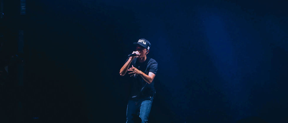 Rapper Performing