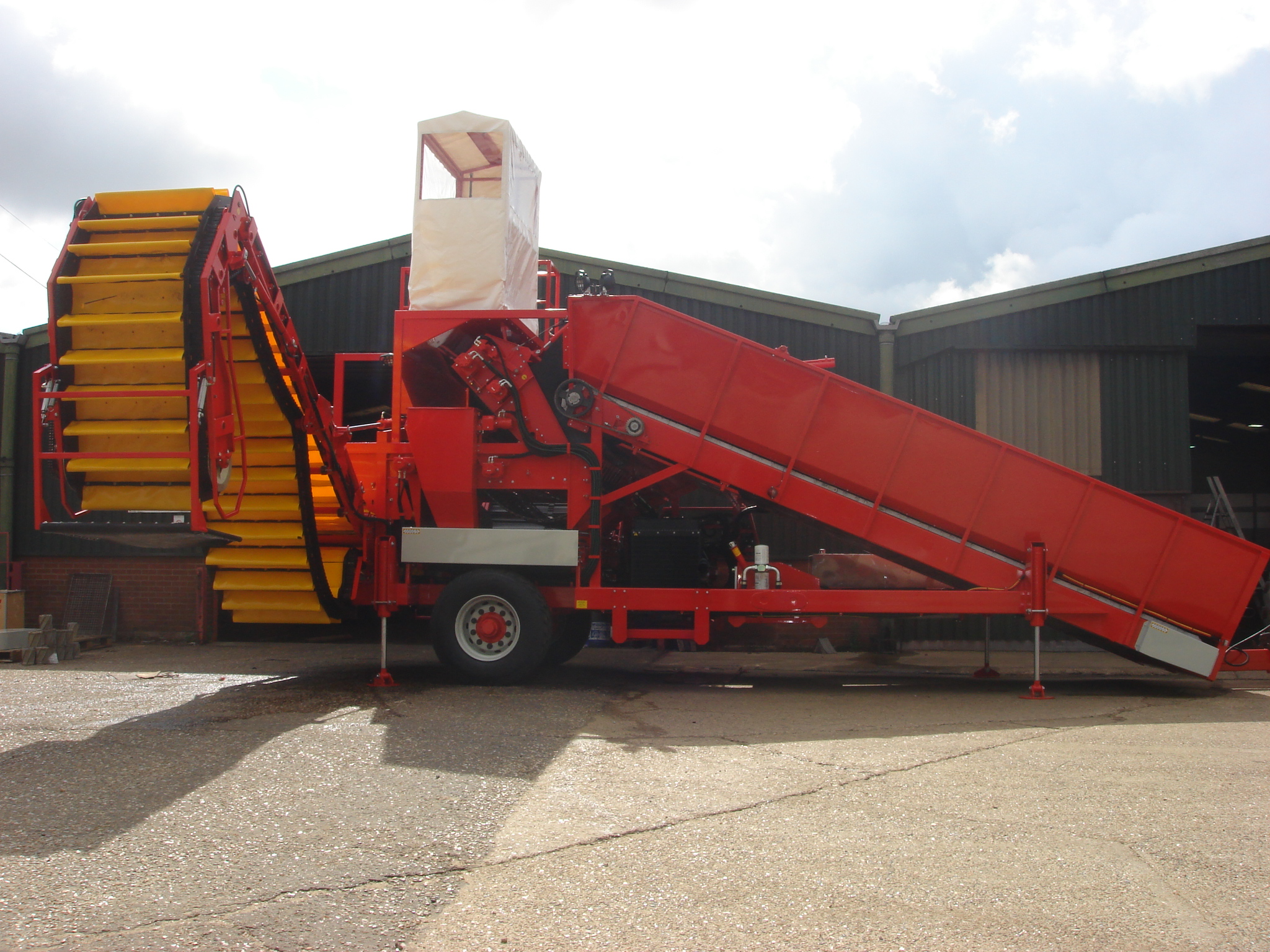 Cleaner Loader Potato Cleaner Loaders Niagri