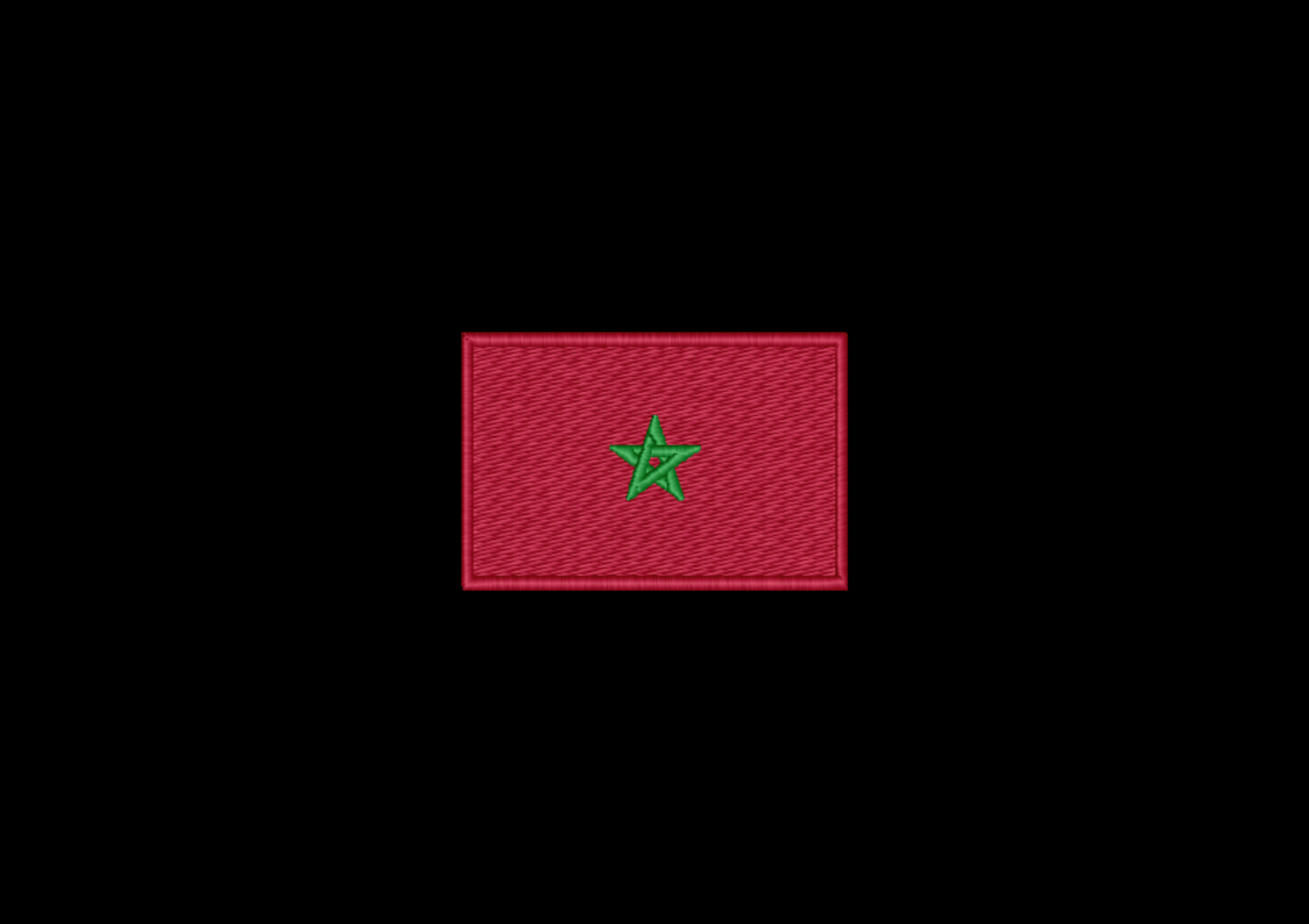 Morocco Flag Patch