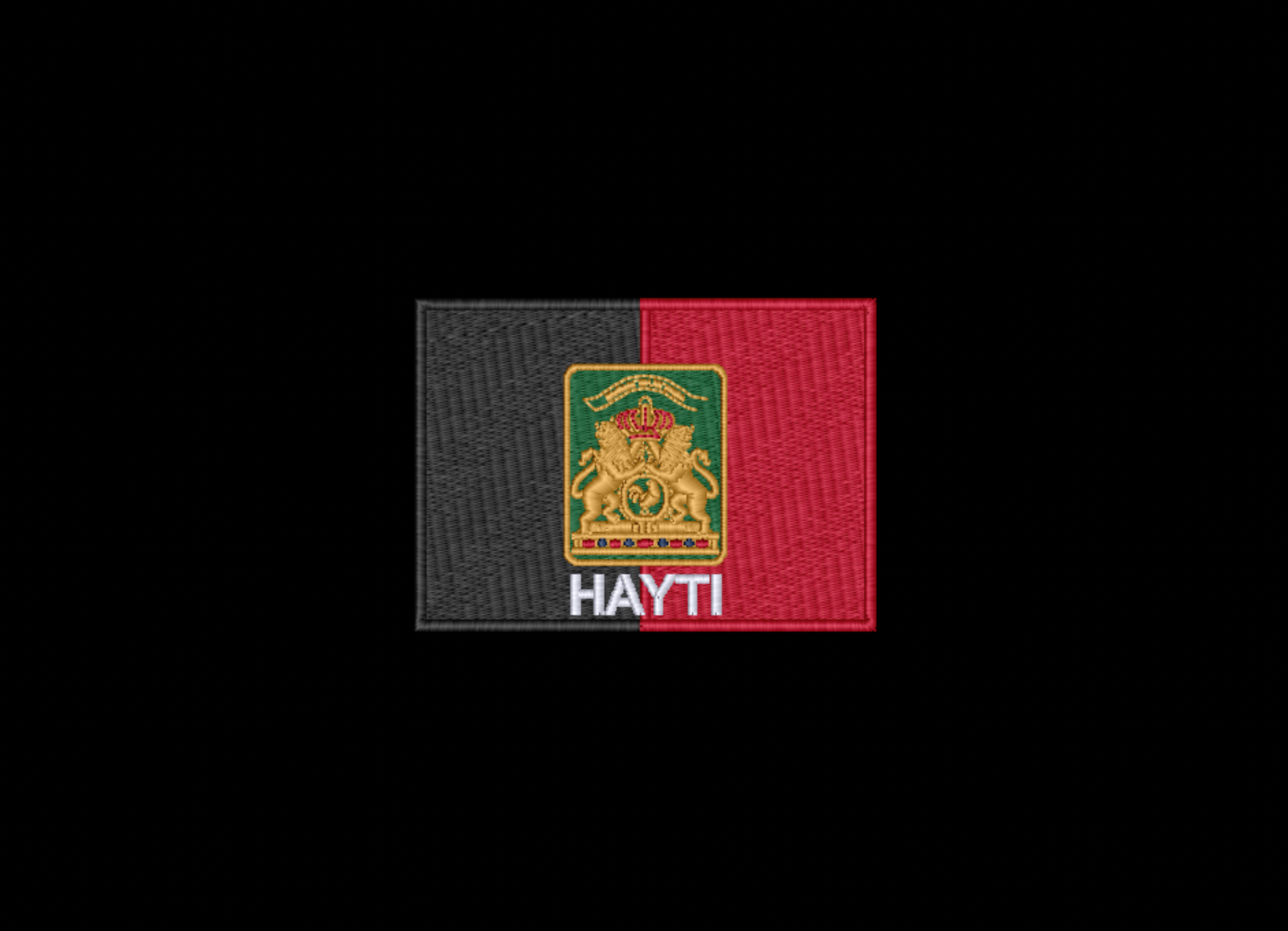 Hayti Flag Patch
