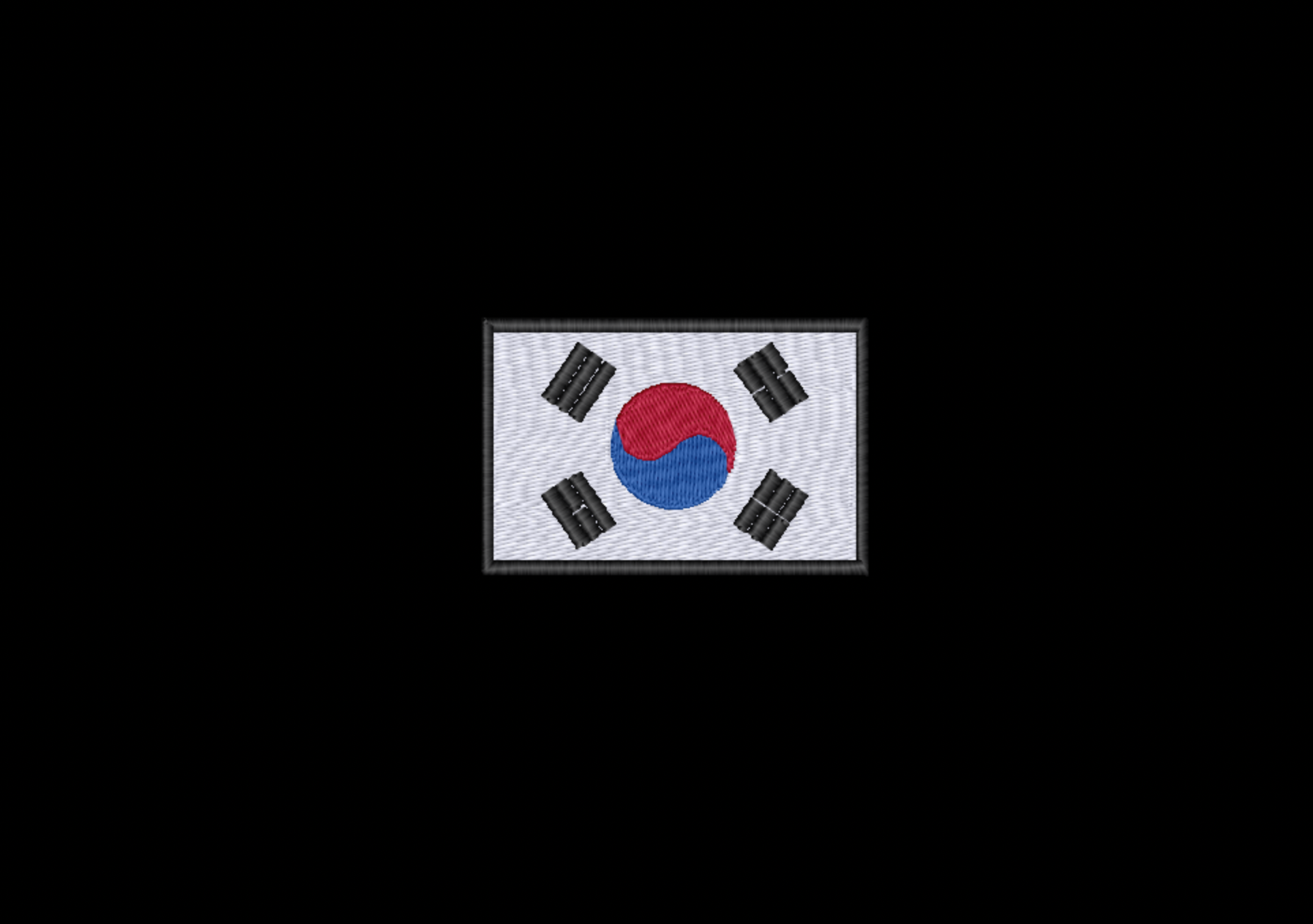 South Korea Flag Patch