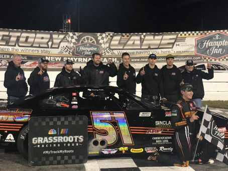 Sammy Smith Dominates in First Super Late Model Start for KBM