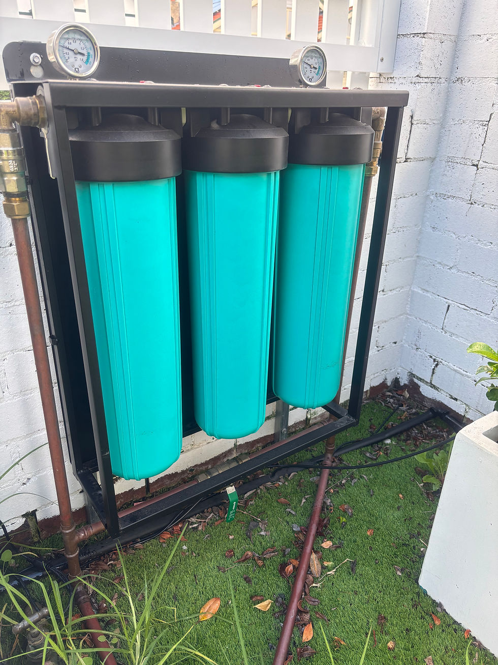 Triple Whole House Filtration System