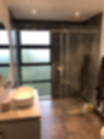 Frameless Sliding Shower