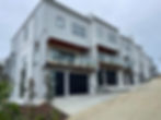Aluminium posts with gutter brackets