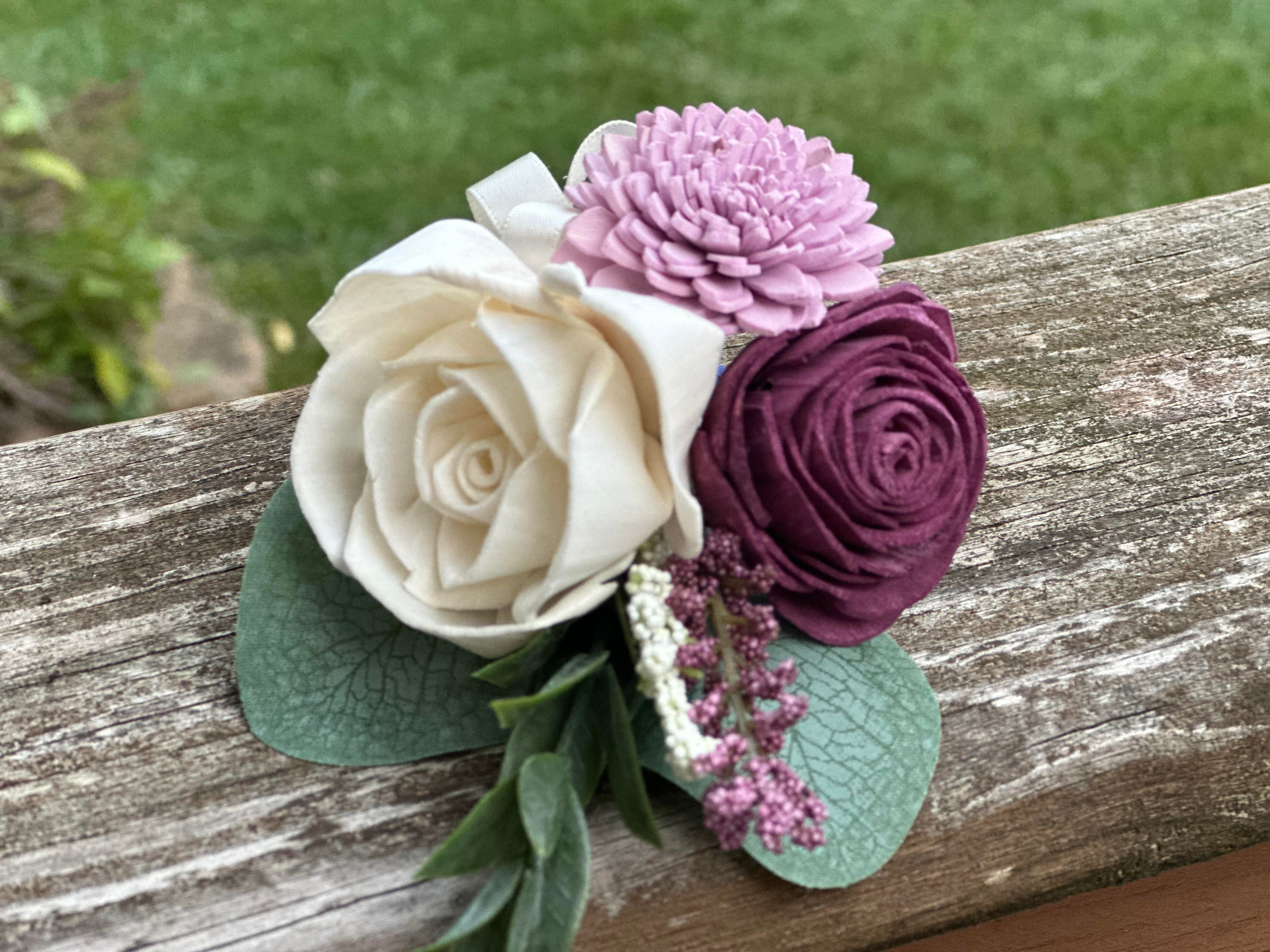 Perfectly Purple Wrist Corsage