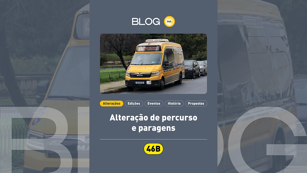 46B | Alteração de percurso e paragens