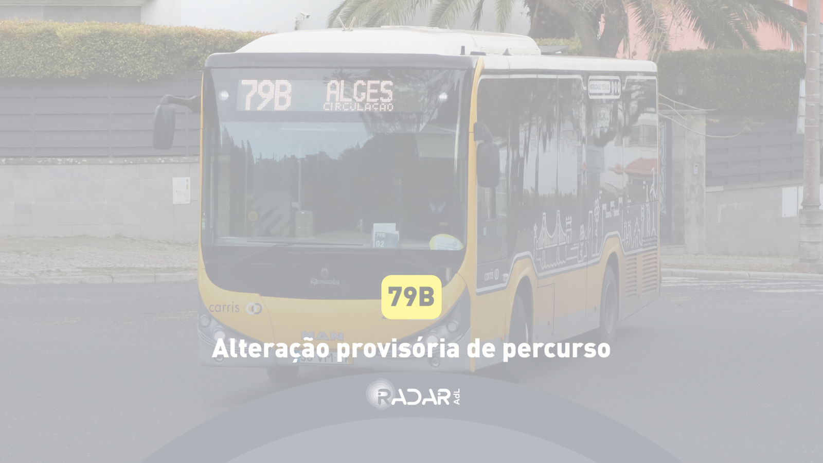 79B com alteração provisória de percurso