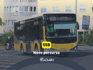 Conheça o novo percurso do 55B