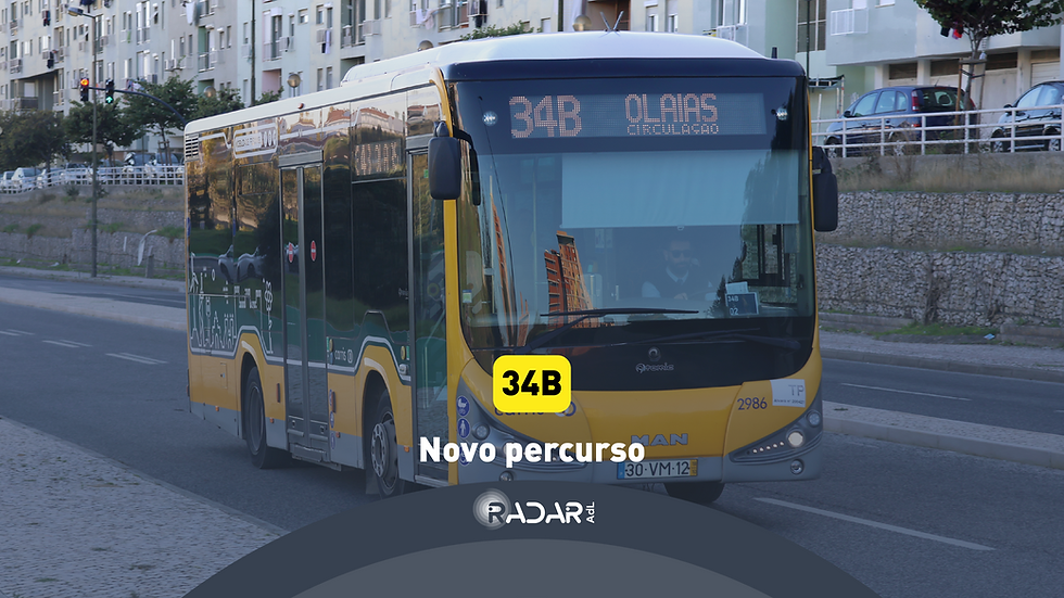 Conheça o novo percurso do 34B