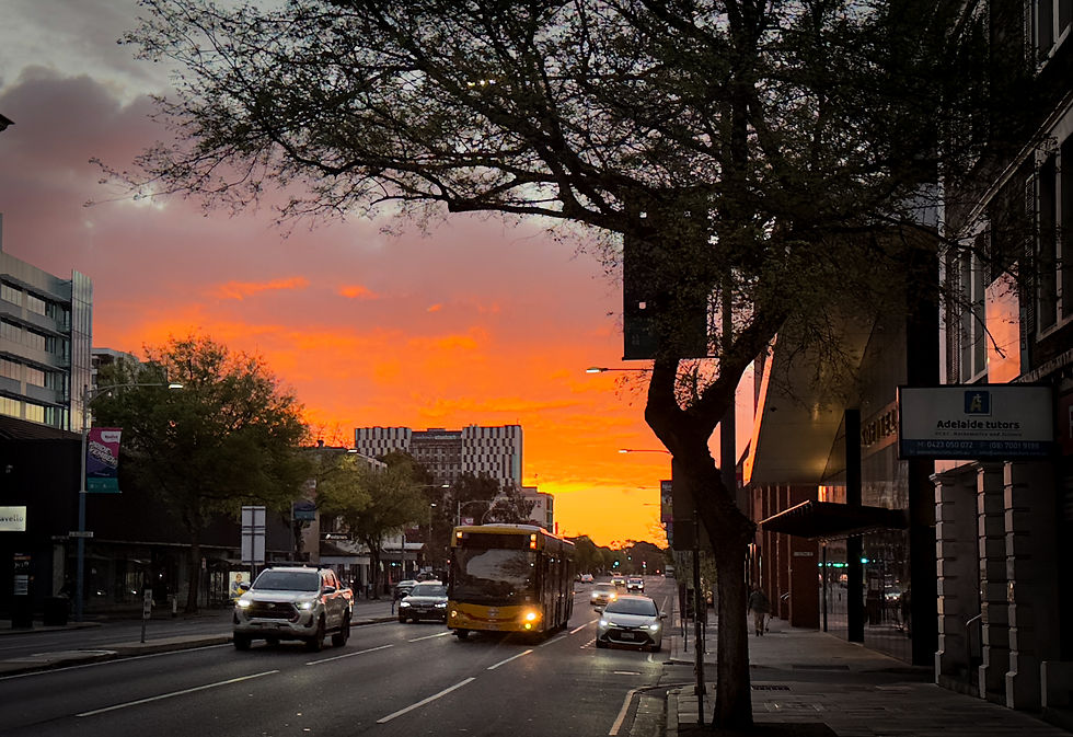 Adelaide Sunset Greeting