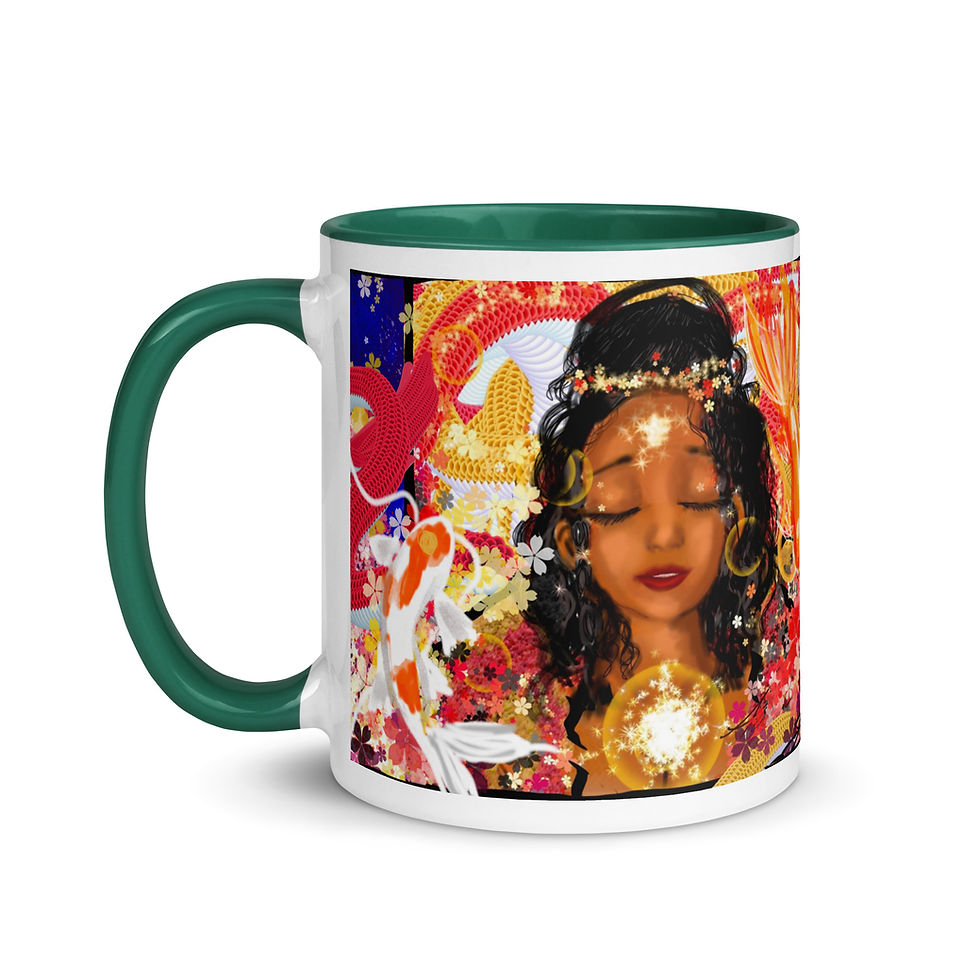 サムネイル： Majestic Awakening Mug with Color Inside