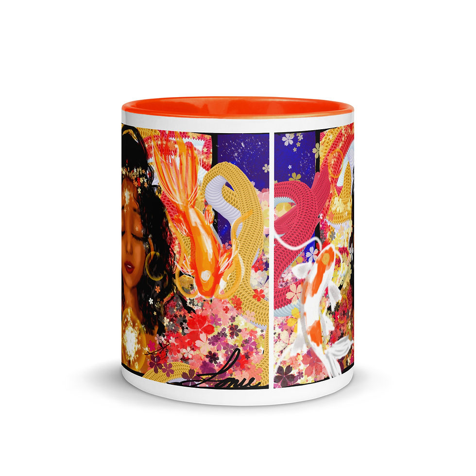 サムネイル： Majestic Awakening Mug with Color Inside