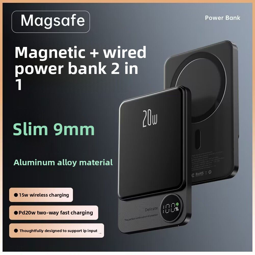 Magnetic Wireless Charging Power Bank