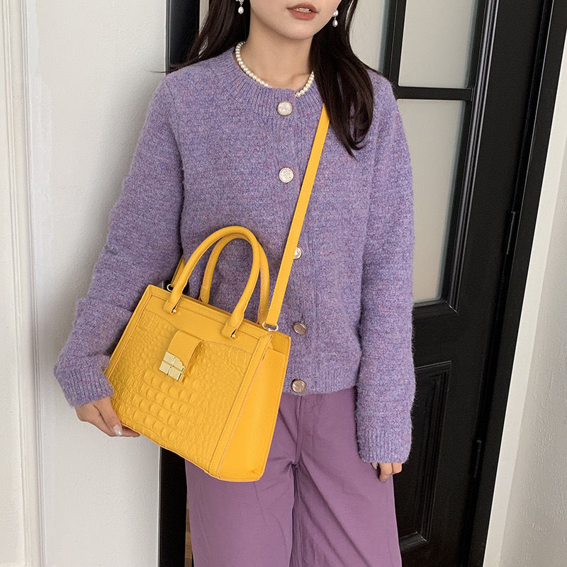 縮圖：bags foreign trade fashion trend crocodile pattern small square bag 