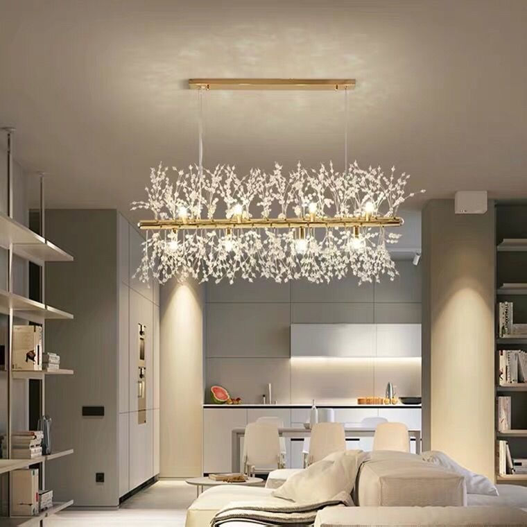 縮圖：Nordic dandelion chandelier light luxury crystal 