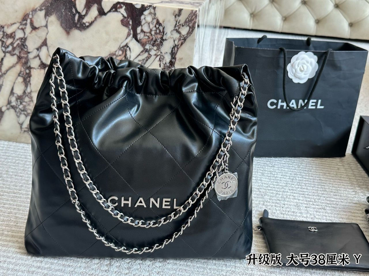 very high quality CHANEL bag fully boxed