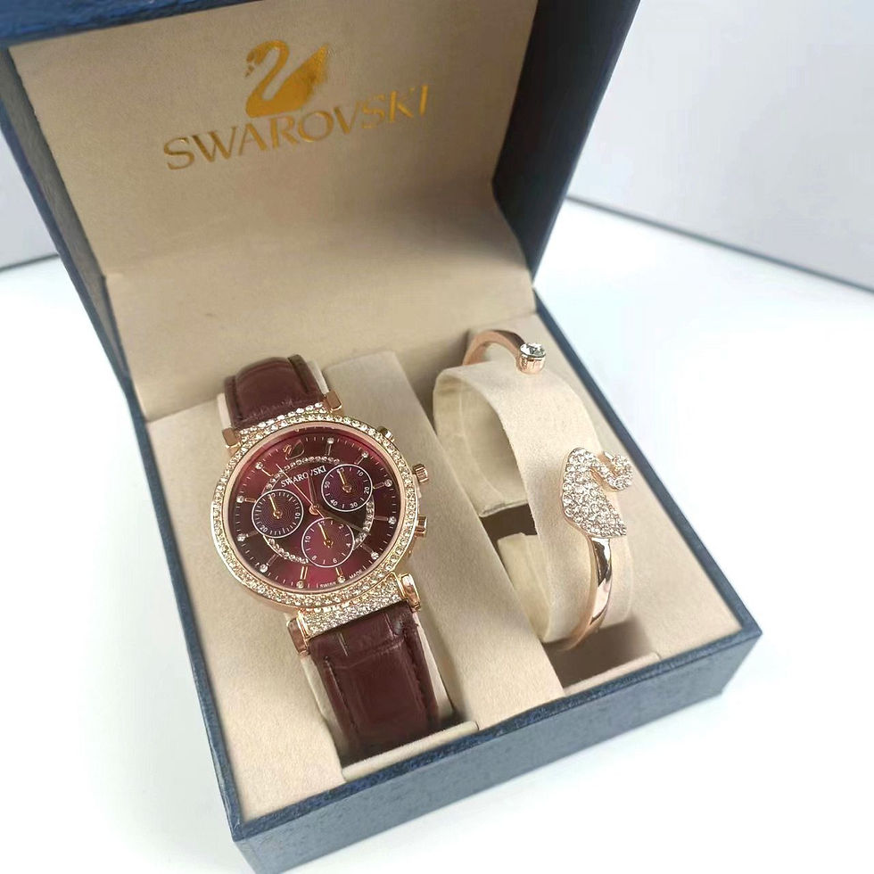 Thumbnail: SWAROVSKI WRIST WATCH FULLY BOX