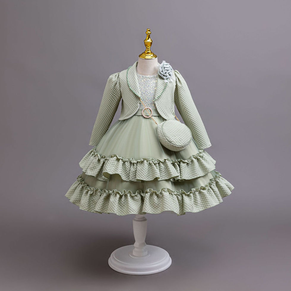 Thumbnail: New style skirt children's dress fluffy yarn sequined princess dress