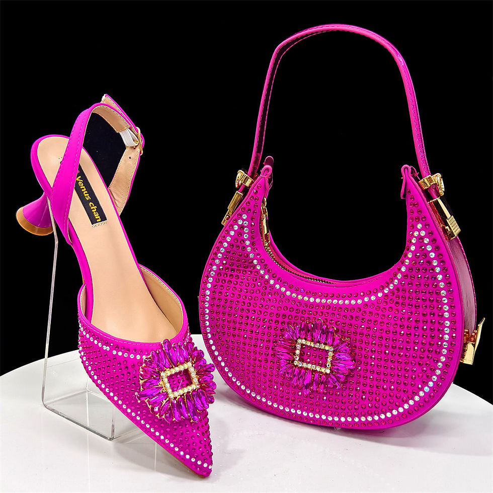 Thumbnail: Wedding purse and heels 